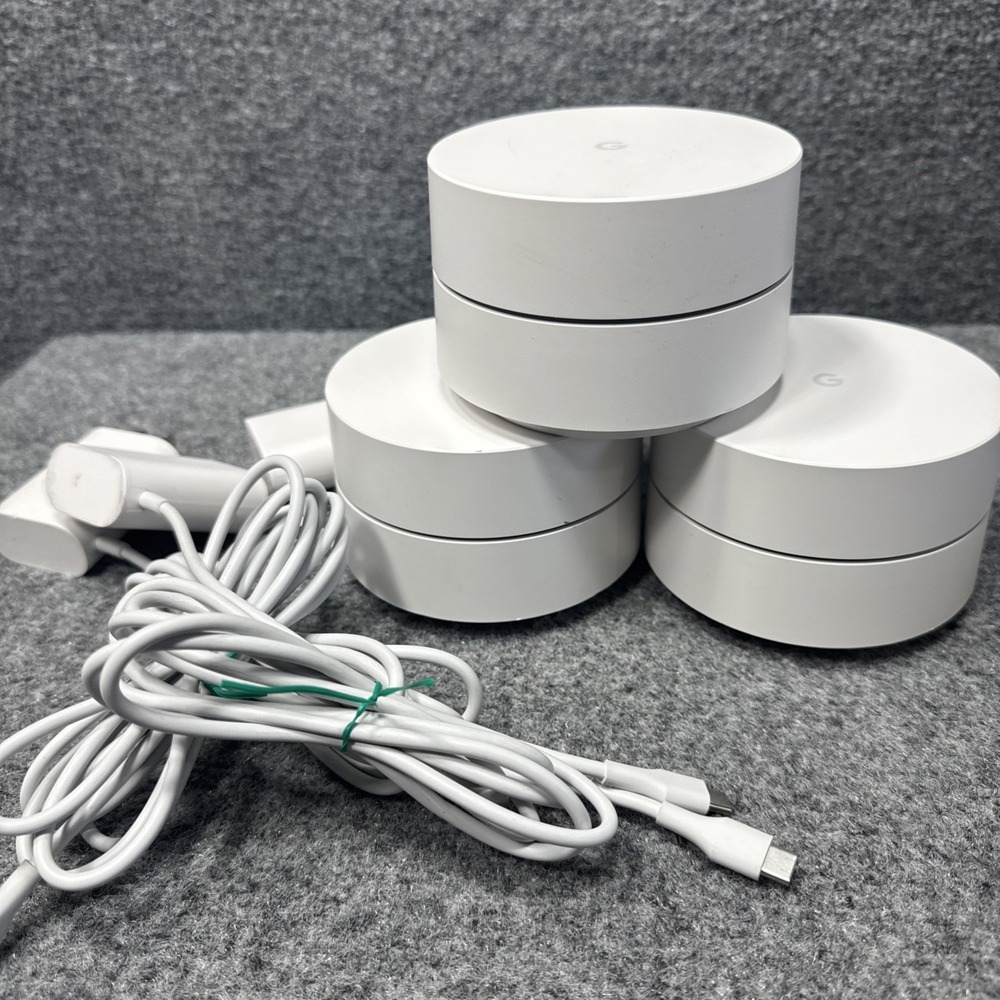 Google‎ WiFi System Router For Whole Home Coverage AC 1304 (3 PACK) Mesh WORKS